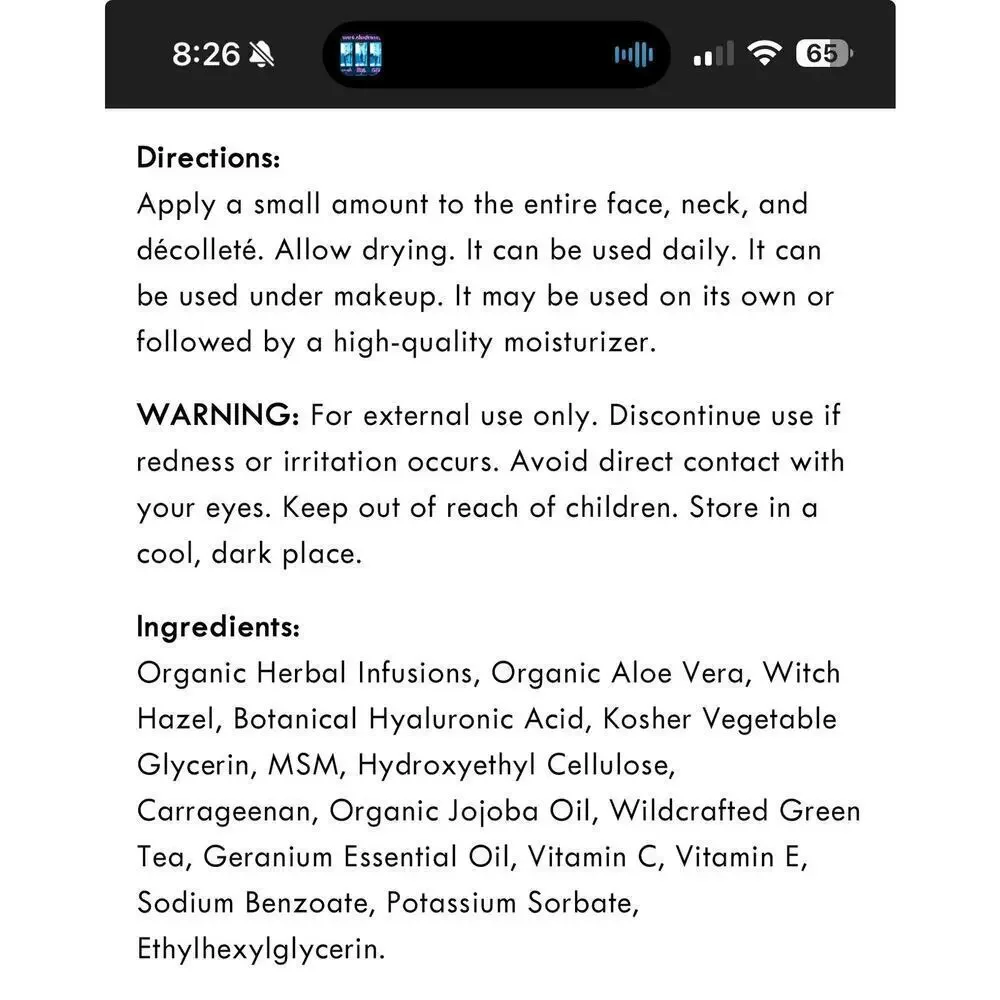 L’Core Paris Hyaluronic Acid Serum - Spa Collection NIB